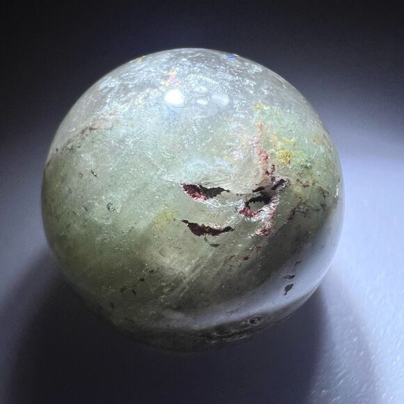 Garden Quartz Crystal Marble Sphere (#7) - Picture 3 of 12